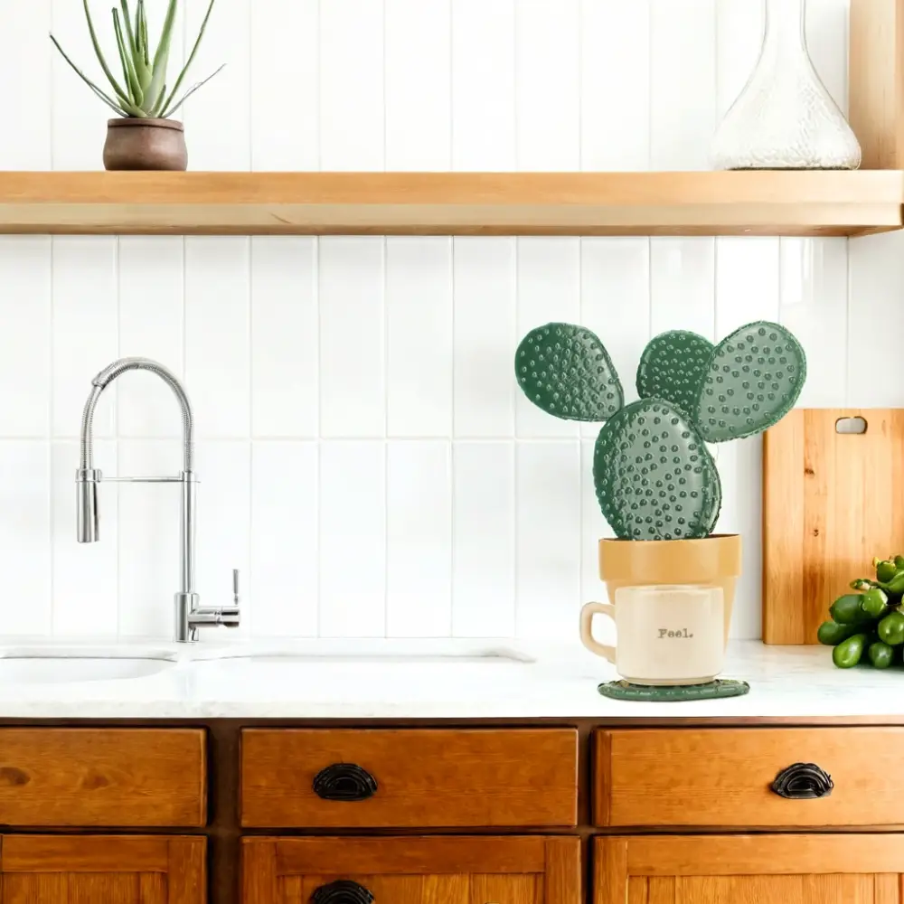 Kaktüs Bardak Altlığı